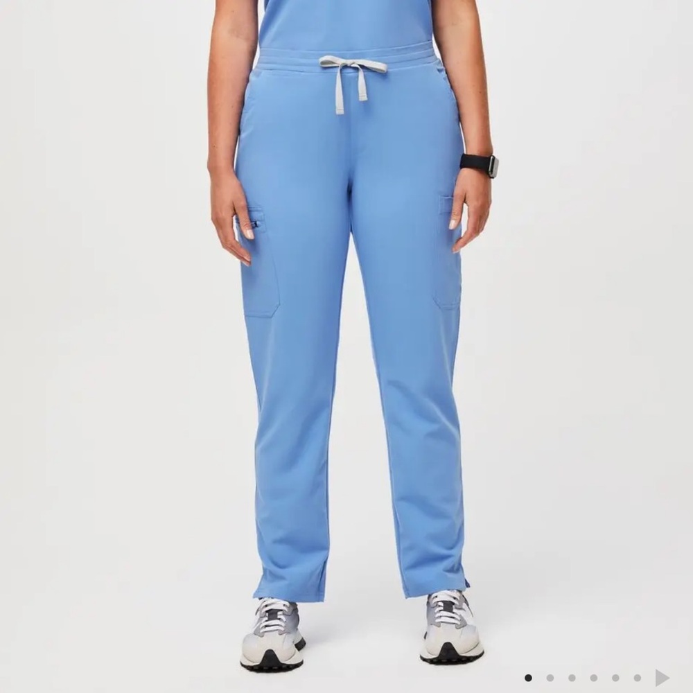 Yola Elastic Waistband Skinny Scrub Pants- XS
